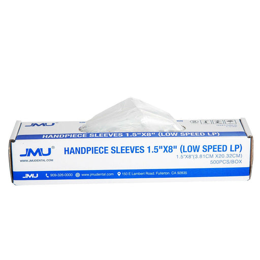 JMU Disposable Dental Low Speed Handpiece Sleeves Protective Covers 1.5"x8" 500Pcs/Box - JMU DENTAL INC
