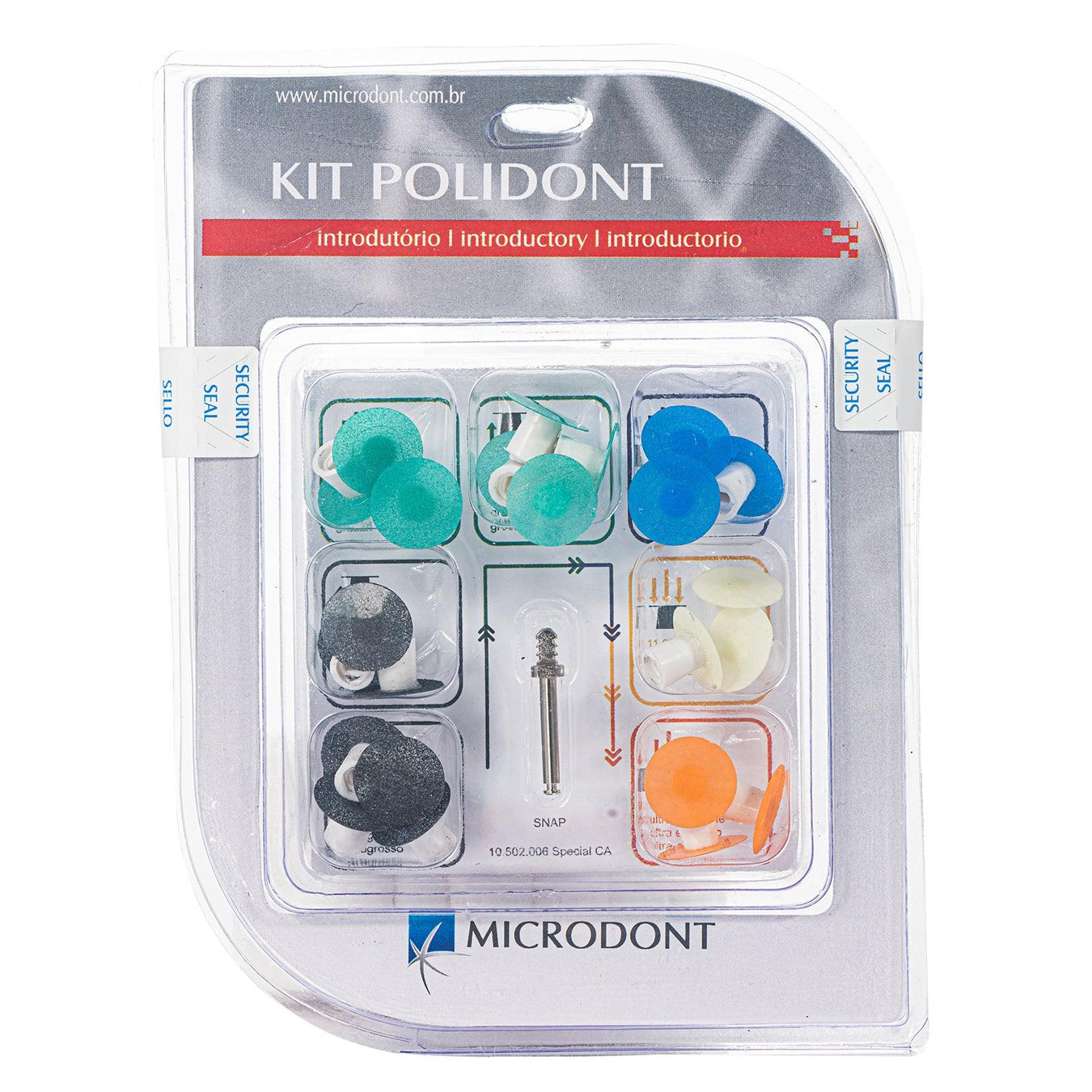 Microdont Dental Rubber Polishing Disc Kit- Polidont 28Pcs - JMU DENTAL INC