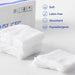JMU Gauze Pads Cotton Filled Sponge 8-Ply 2"x2" Non Sterile 200/Bag - JMU DENTAL INC