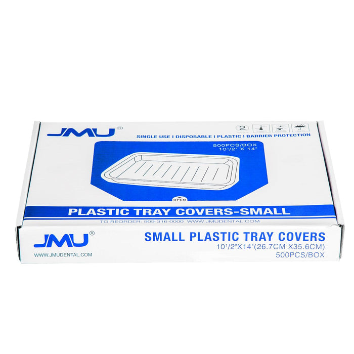 JMU Disposable Dental Plastic Tray Cover Clear PE Sleeve Size B Small 500/Box