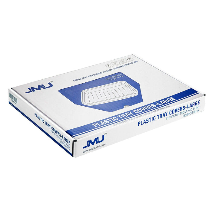 JMU Disposable Dental Plastic Tray Cover Size E Large 500/Box