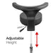 JMU Dental Backrest Rolling Stool Dentist Exam Chair Adjustable Height - JMU DENTAL INC