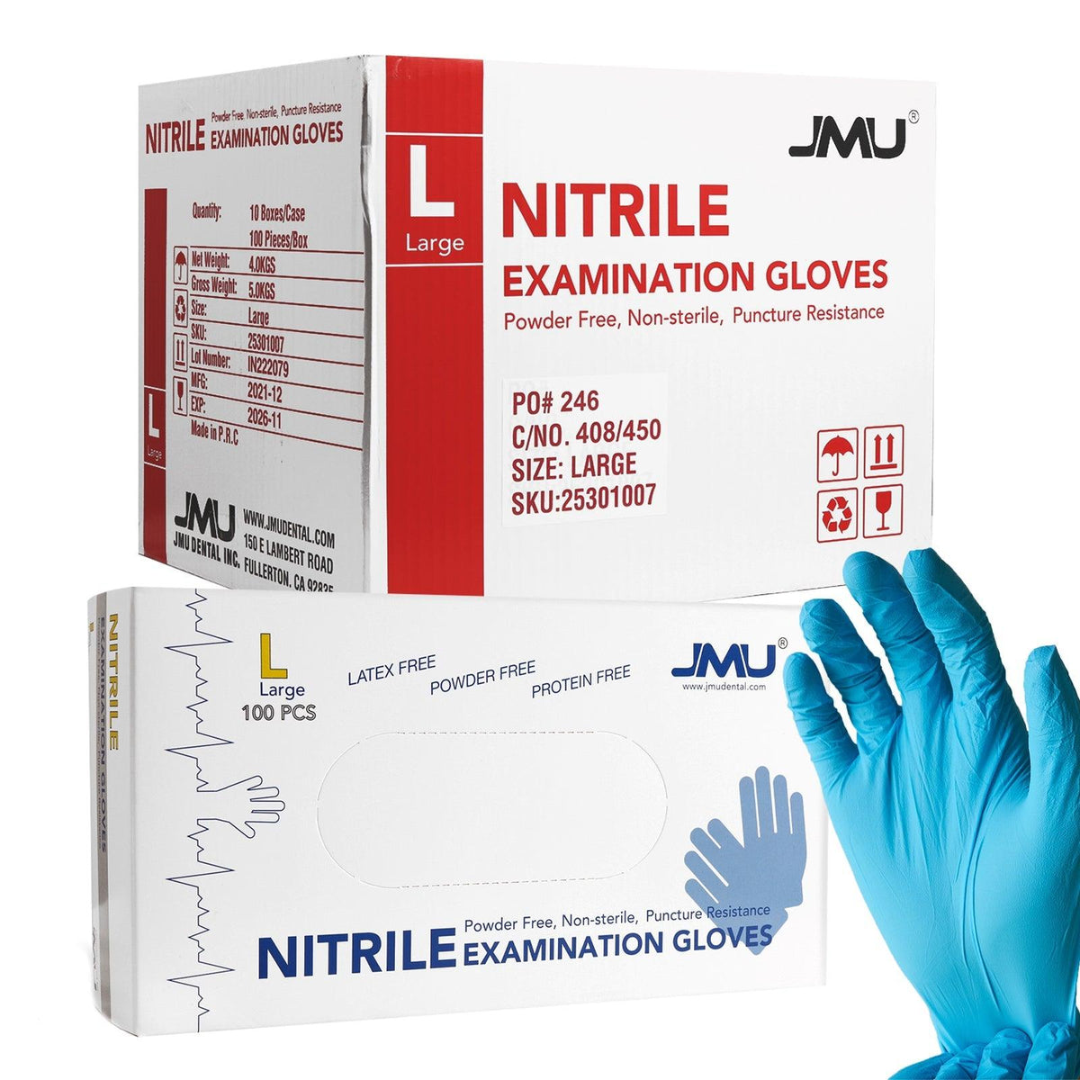 1000 Nitrile Powder popular Free Examination Gloves