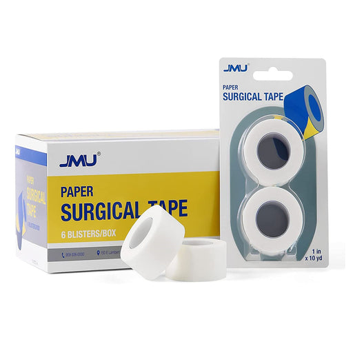 JMU Surgical Medical Paper Tape 1"x10 Yards 12 Rolls/Box